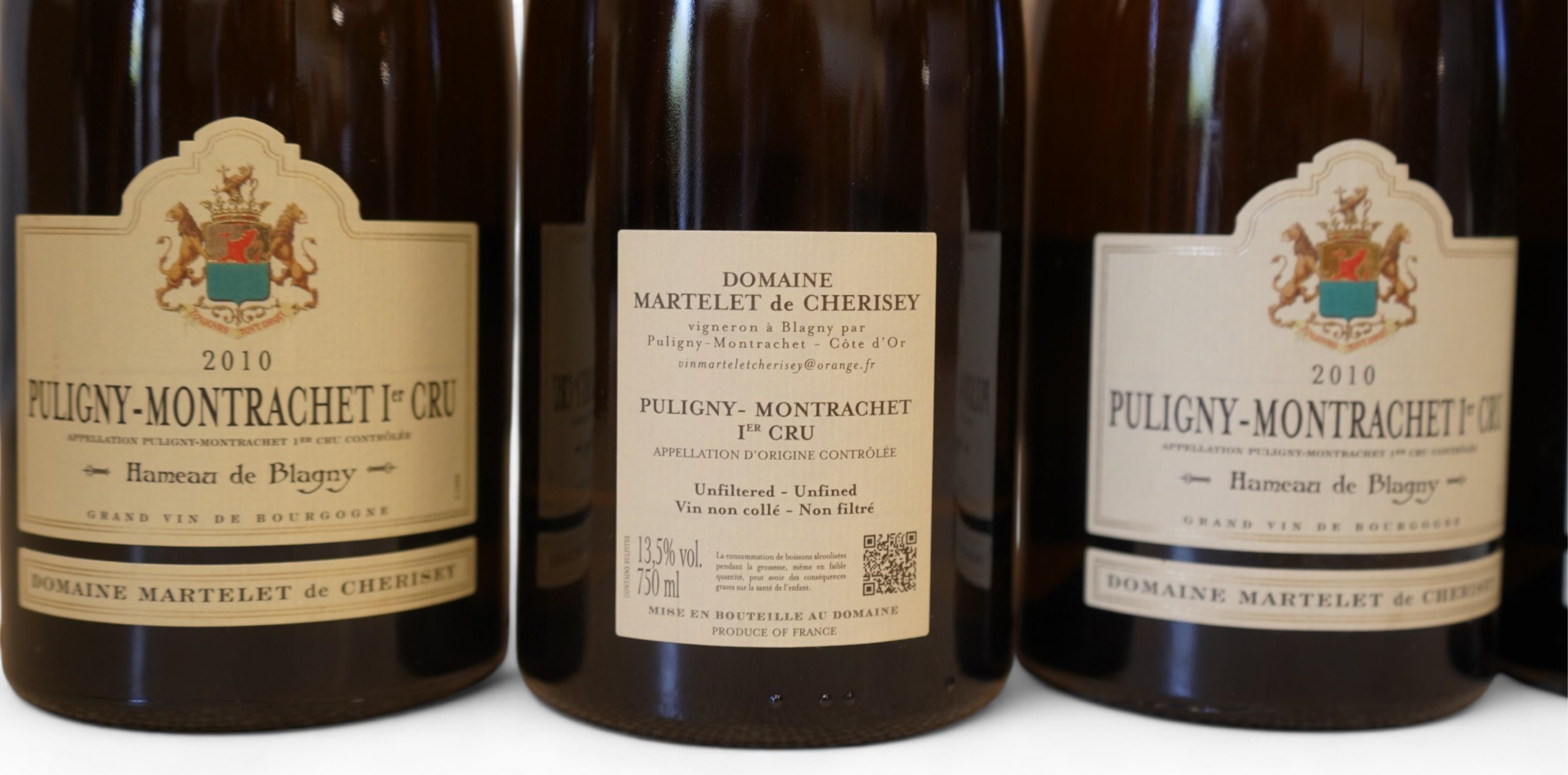Domaine Comtesse de Chérisey, Hameau de Blagny, 2010